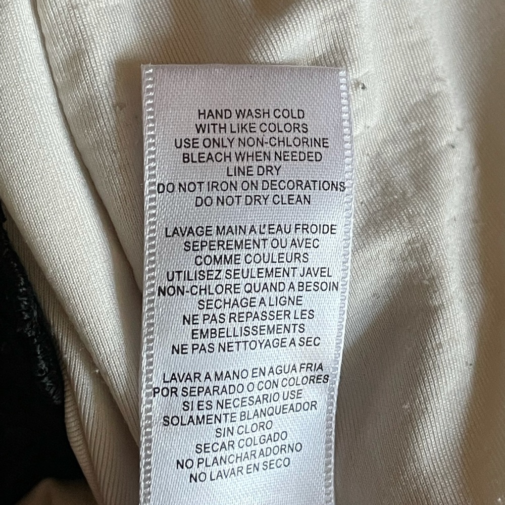 BCBG Black and Champagne Cocktail Mini Dress - Picture 7 of 7